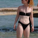Jess Glynne Looks Sexy in a Black Bikini while on Holiday in Ibiza (32 Photos)