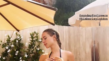 Kimberley Garner Looks Sexy in a Black Bikini (24 Photos + Video)