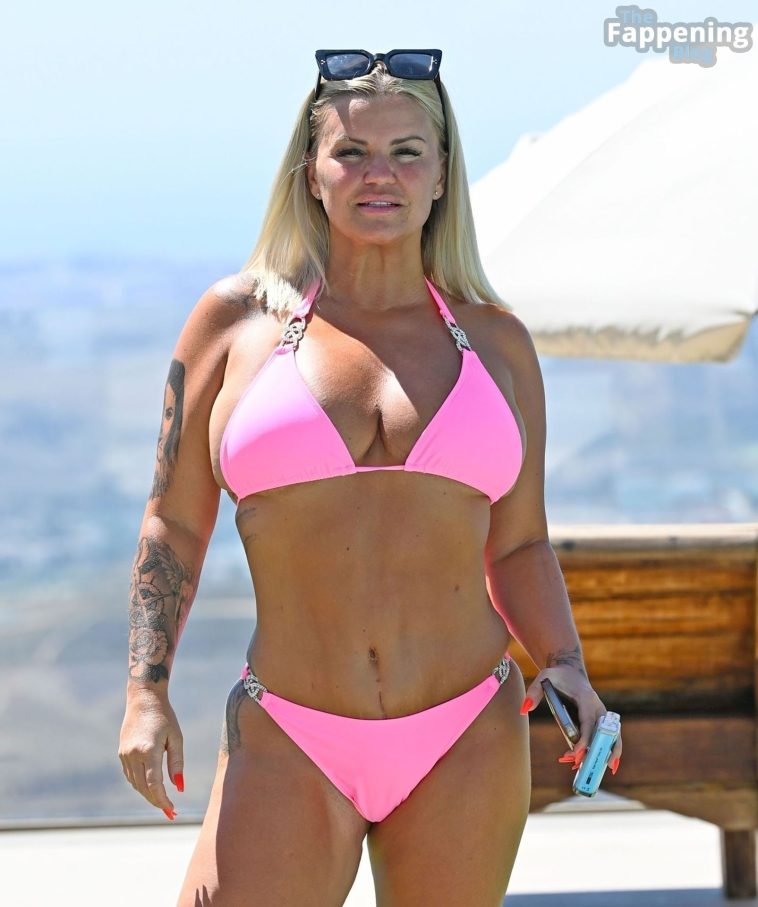 Kerry Katona Literally Purrs in Her Skimpy Little Pink Bikini During Her Sun-Soaked Holiday Out in Spain (57 Photos)