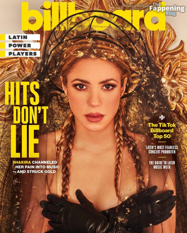 Shakira Sexy & Topless - Billboard Magazine (9 Photos)