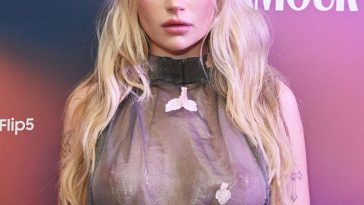 Lottie Moss Shows Off Her Nude Boobs on the Red Carpet of the Glamour Women of The Year Awards (11 Photos)