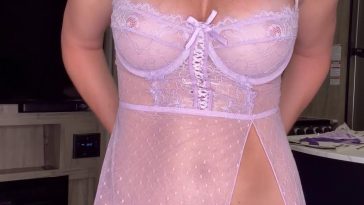 Vicky Stark Nude Sheer Nighty Try On Onlyfans Video Leaked