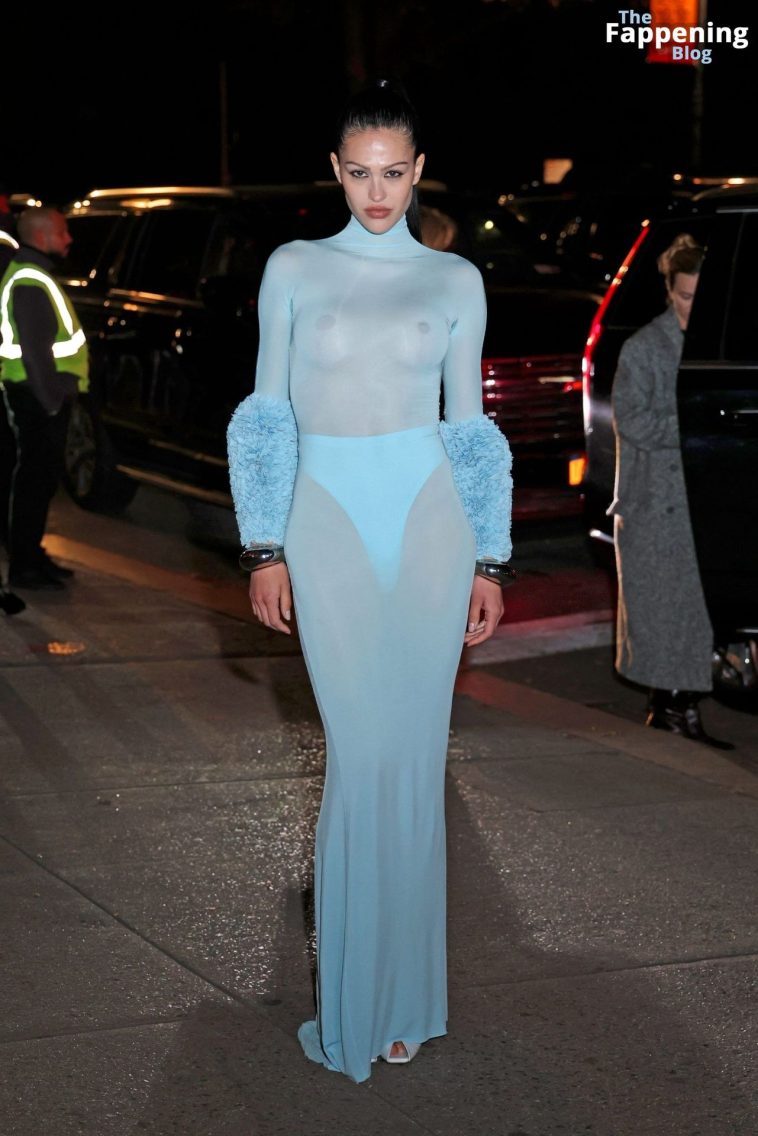 Amelia Gray Hamlin Looks Hot in a Sheer Dress at the 2023 CFDA Fashion Awards (18 New Photos)