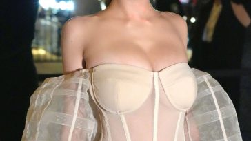 Leni Klum Displays Her Sexy Breasts at the CFDA Awards in New York (48 Photos)