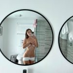 Natalie Roush Nipple Tease Bathroom Selfie Onlyfans Set Leaked