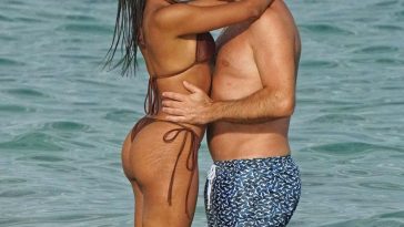 Jacky Krapf & Niclas Castello Enjoy a Day at the Beach in Miami (32 Photos)