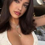 Malu Trevejo Displays Her Curves in a White Outfit (9 Photos)