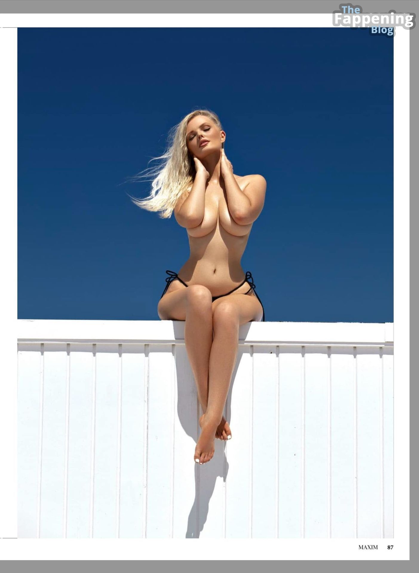 Zienna Sonne Sexy & Topless - Maxim Magazine (6 Photos)