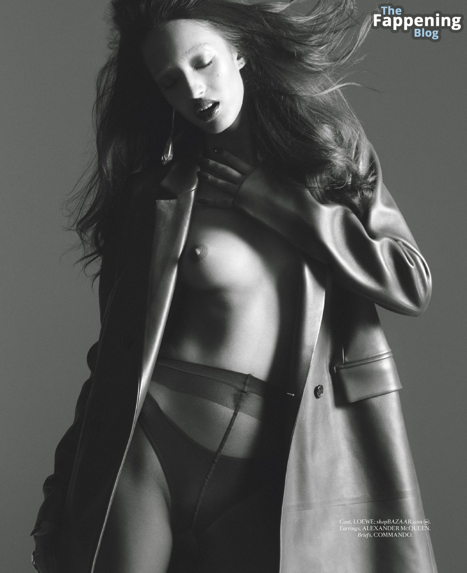 Mona Tougaard Nude & Sexy - Harper’s Bazaar USA March 2024 Issue (12 Photos)